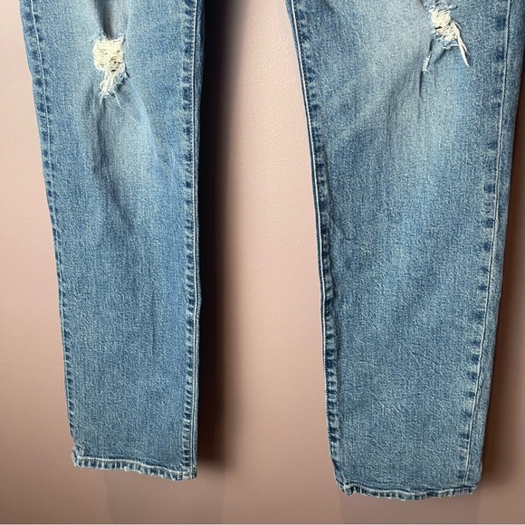 J Crew Slim Boyfriend Jean Tinted Indigo Wash 27T 27 Tall - Picture 5 of 13